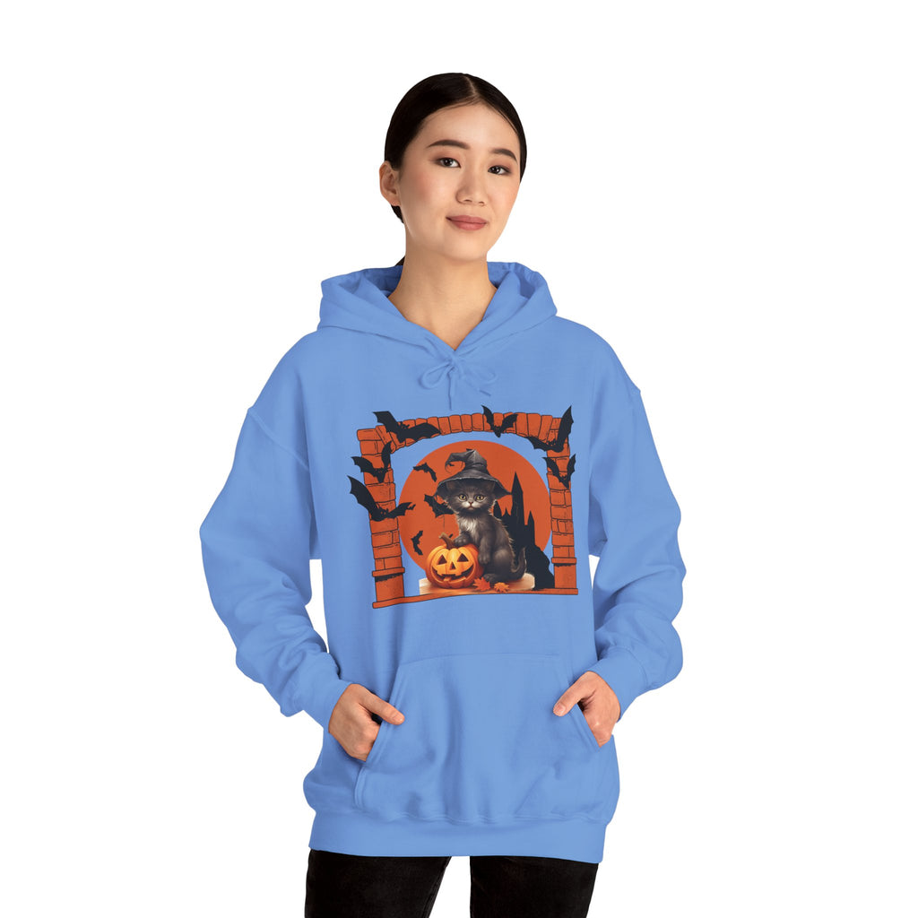 Halloween Spirit Unisex Hoodie, Cozy Fall Sweatshirt, Spooky Ghost Apparel, Pumpkin Costume, Witchy Outfit for Halloween