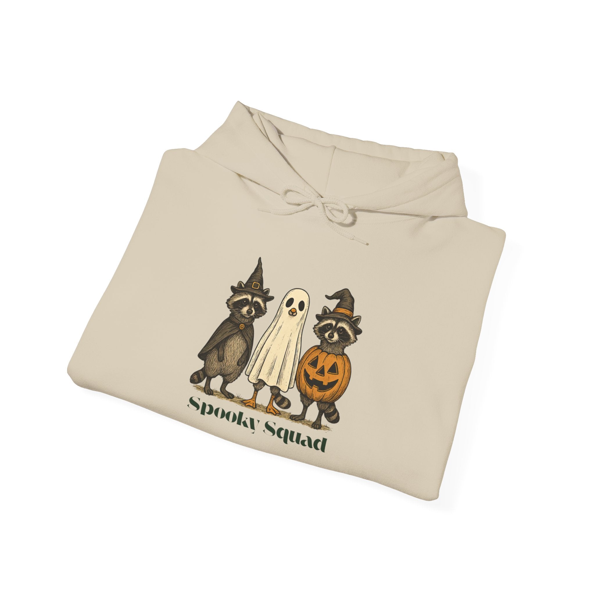 Halloween-Themed Unisex Hoodie, Spooky Squad Sweatshirt, Cozy Fall Apparel, Trick or Treat Outfit, Perfect for Halloween Parties, [...]