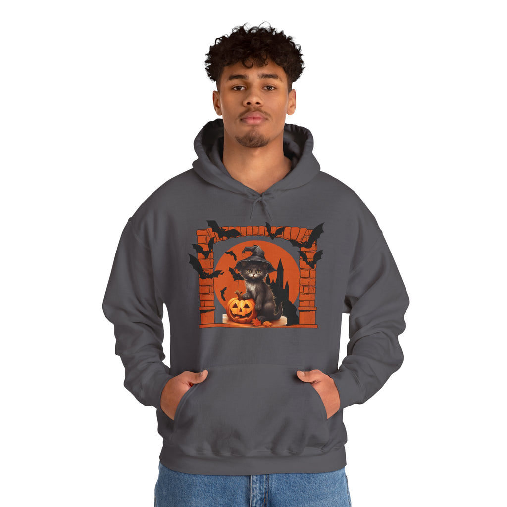 Halloween Spirit Unisex Hoodie, Cozy Fall Sweatshirt, Spooky Ghost Apparel, Pumpkin Costume, Witchy Outfit for Halloween