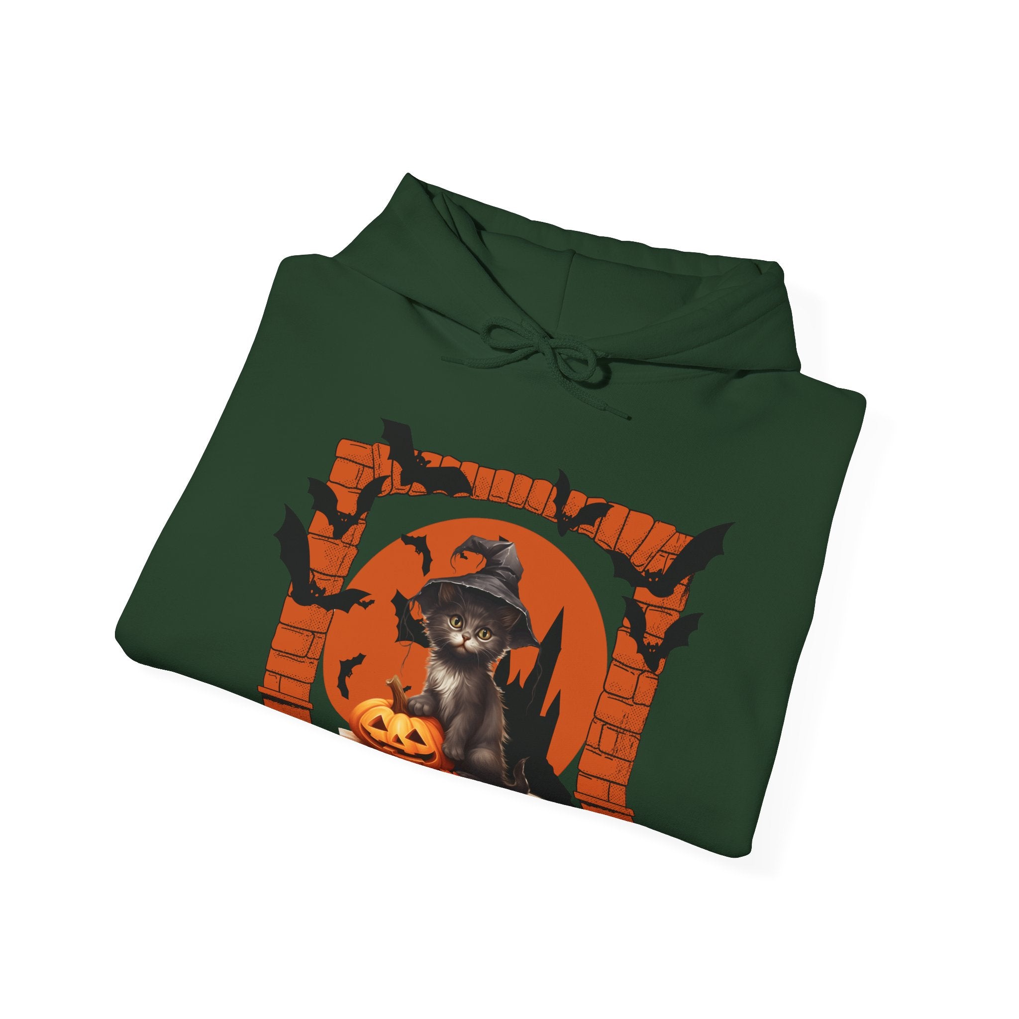 Halloween Spirit Unisex Hoodie, Cozy Fall Sweatshirt, Spooky Ghost Apparel, Pumpkin Costume, Witchy Outfit for Halloween