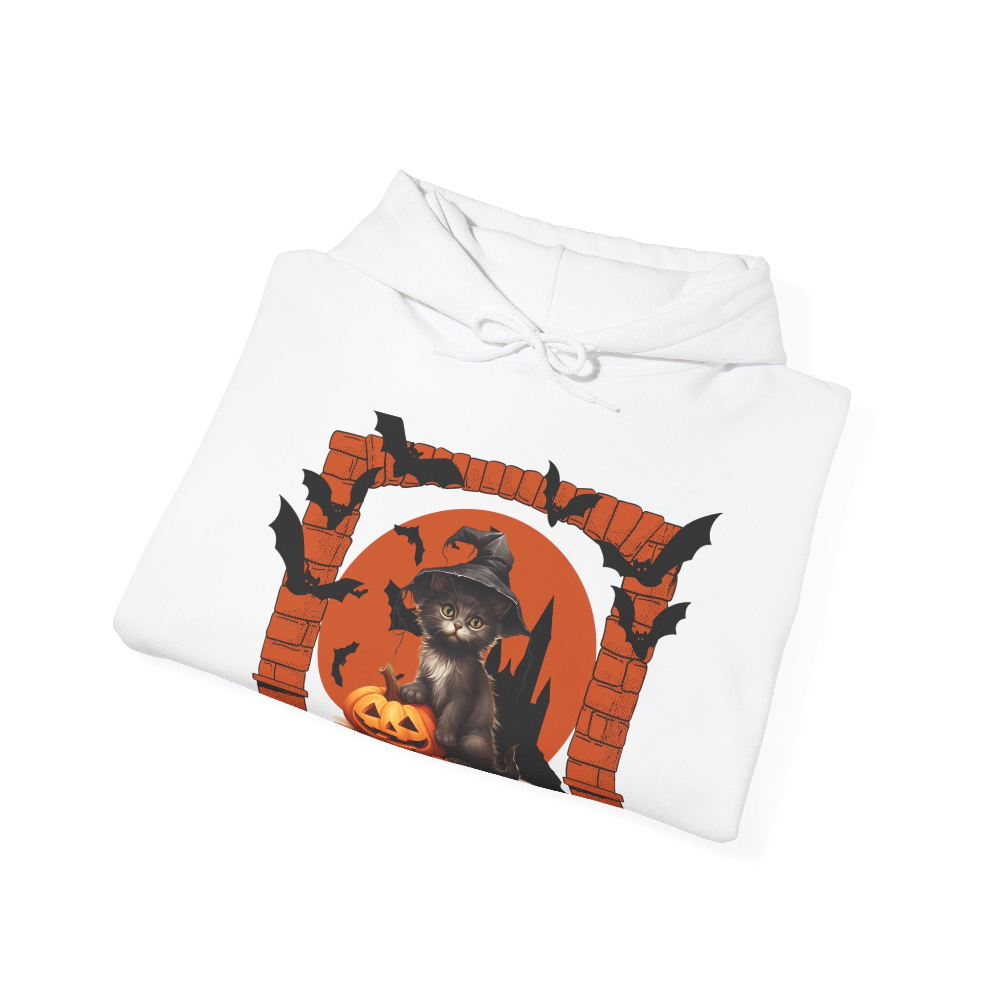 Halloween Spirit Unisex Hoodie, Cozy Fall Sweatshirt, Spooky Ghost Apparel, Pumpkin Costume, Witchy Outfit for Halloween