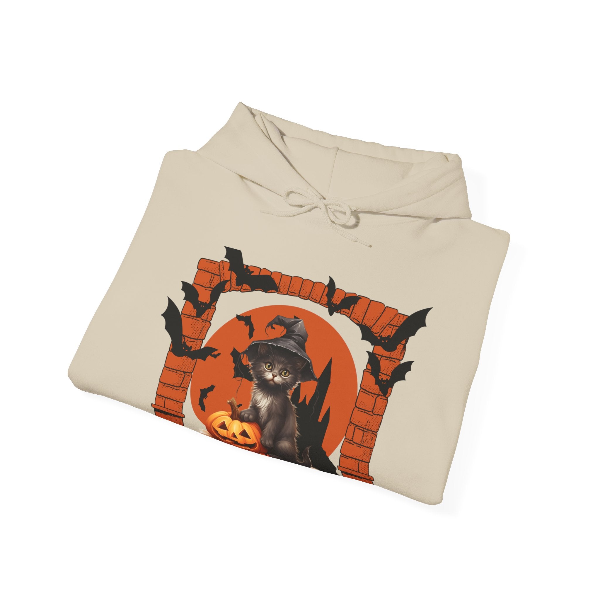 Halloween Spirit Unisex Hoodie, Cozy Fall Sweatshirt, Spooky Ghost Apparel, Pumpkin Costume, Witchy Outfit for Halloween