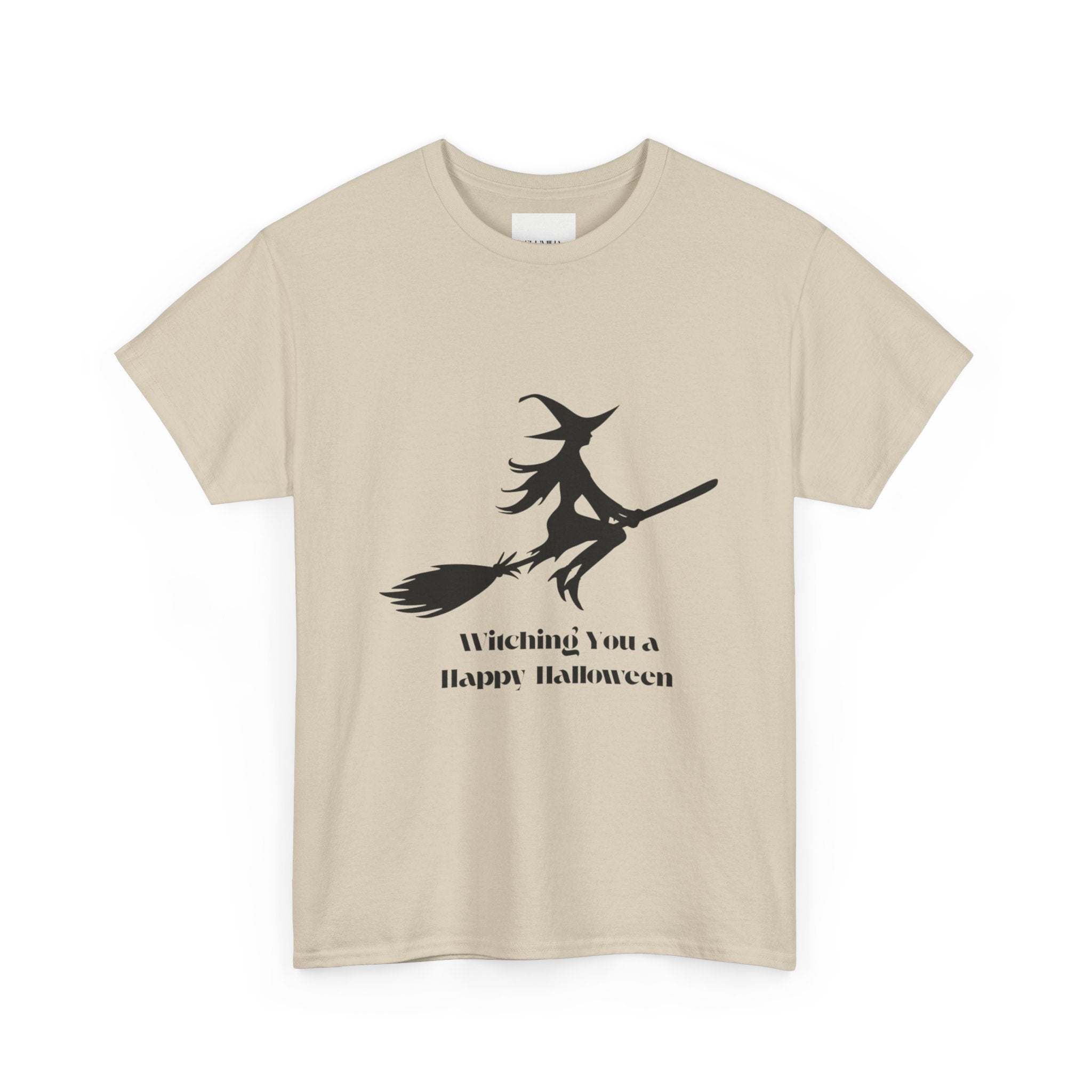 Witch Tee Shirt, Halloween Unisex Heavy Cotton T-Shirt, Witches Shirt, Spooky Halloween Tee, Witch Graphic Shirt, Halloween Party Top