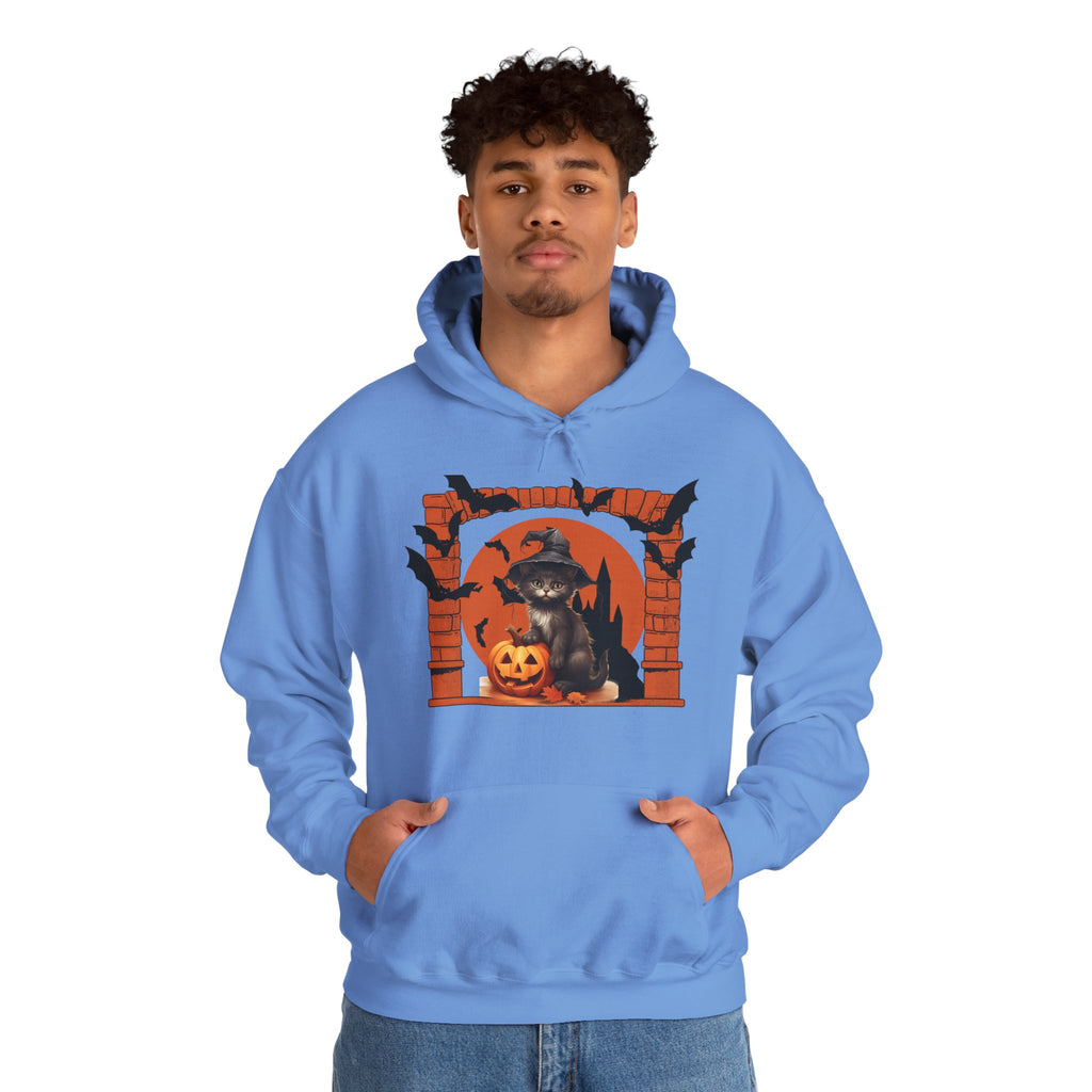 Halloween Spirit Unisex Hoodie, Cozy Fall Sweatshirt, Spooky Ghost Apparel, Pumpkin Costume, Witchy Outfit for Halloween