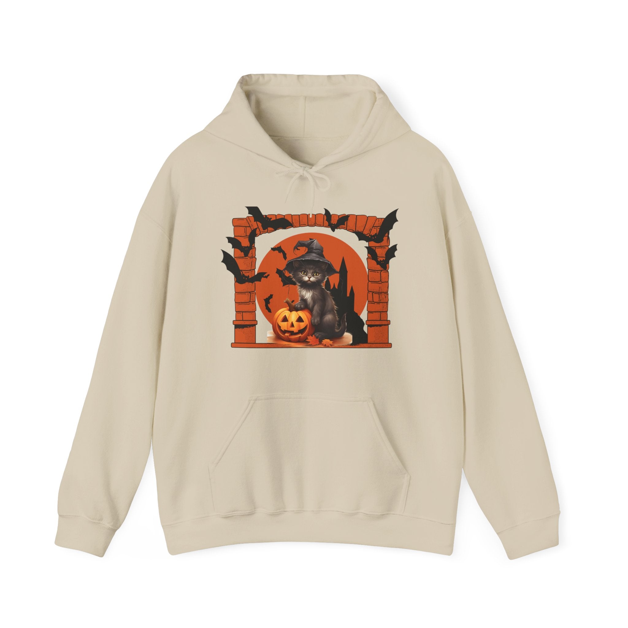 Halloween Spirit Unisex Hoodie, Cozy Fall Sweatshirt, Spooky Ghost Apparel, Pumpkin Costume, Witchy Outfit for Halloween