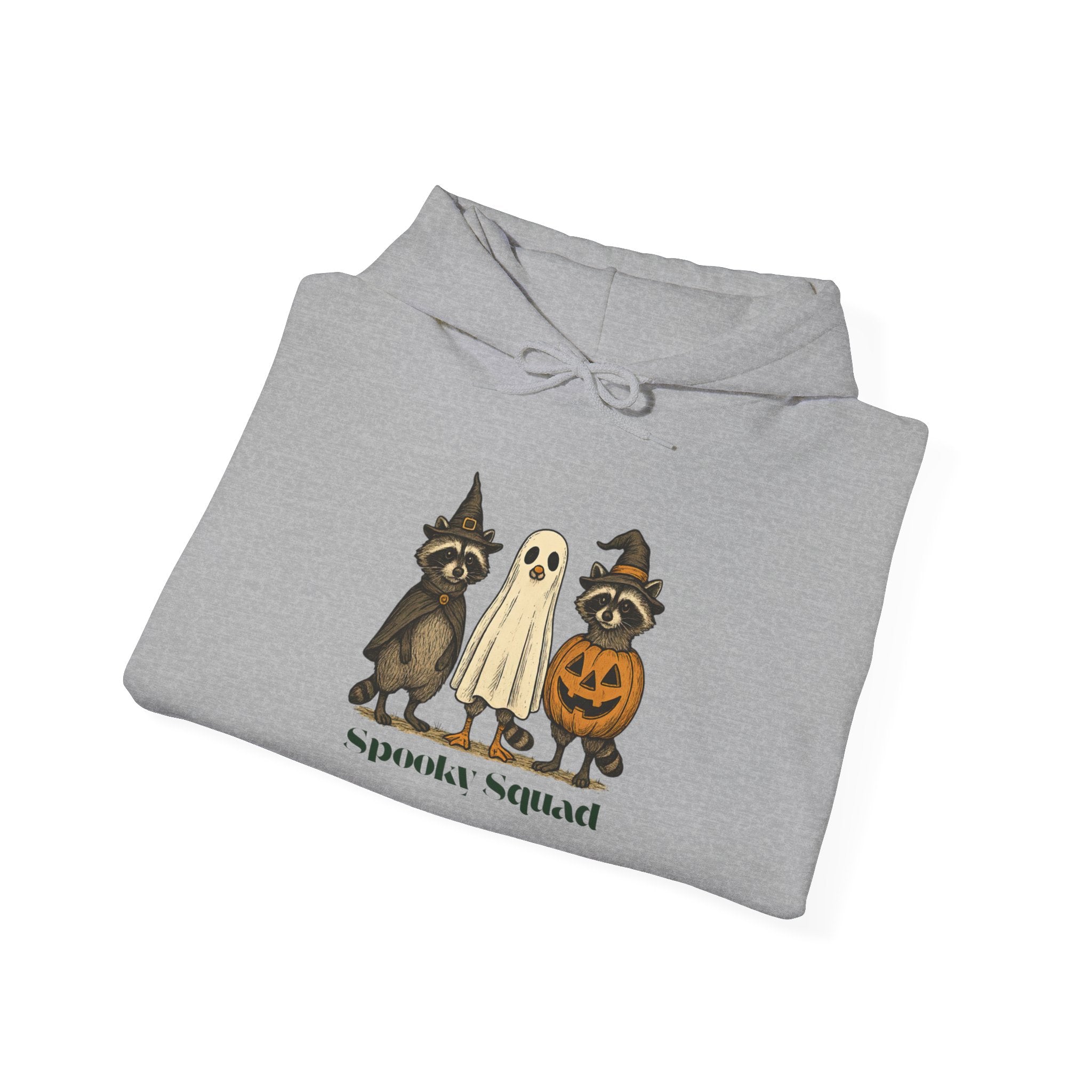 Halloween-Themed Unisex Hoodie, Spooky Squad Sweatshirt, Cozy Fall Apparel, Trick or Treat Outfit, Perfect for Halloween Parties, [...]