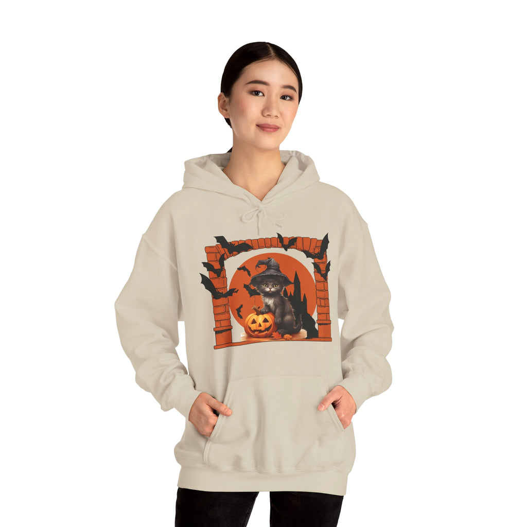 Halloween Spirit Unisex Hoodie, Cozy Fall Sweatshirt, Spooky Ghost Apparel, Pumpkin Costume, Witchy Outfit for Halloween