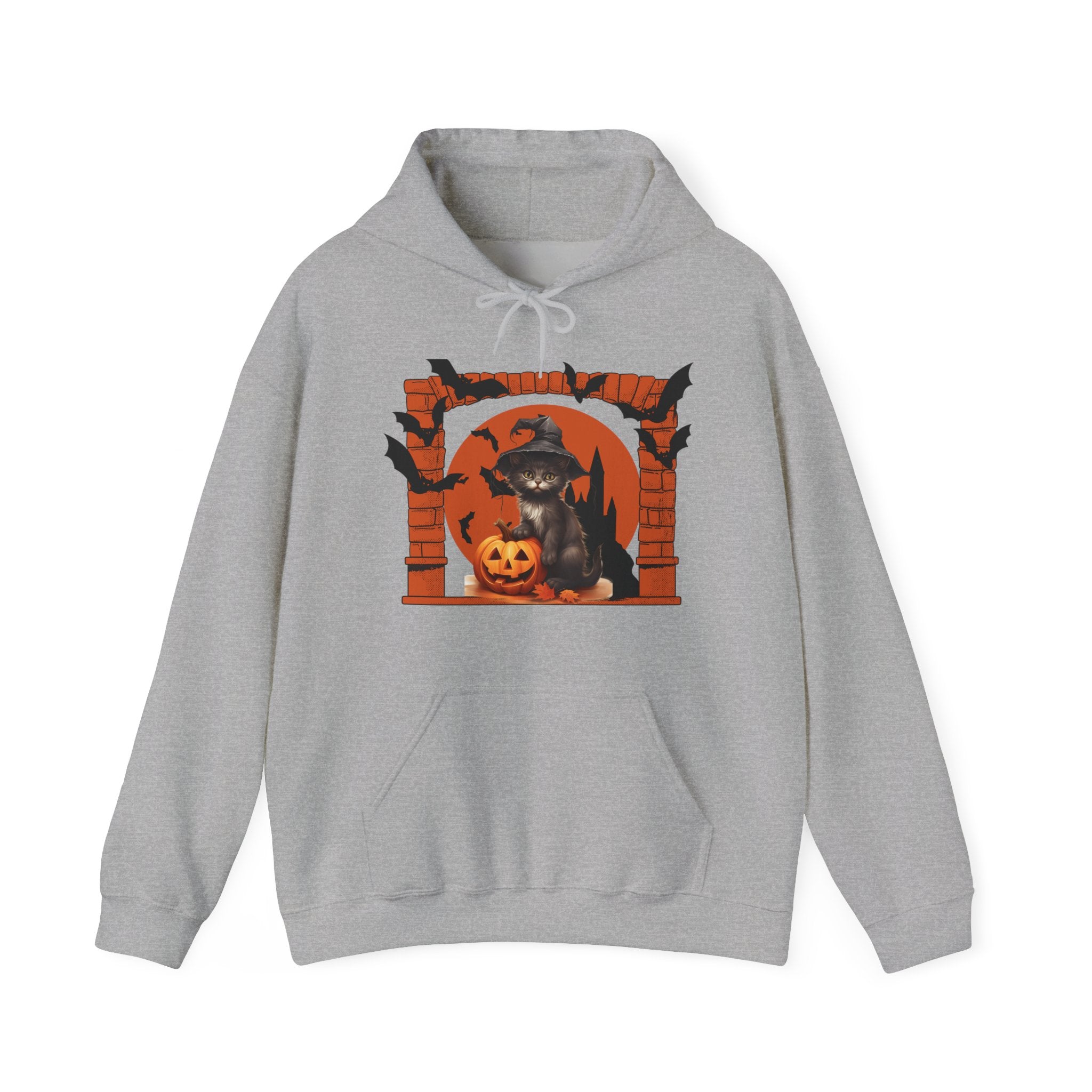 Halloween Spirit Unisex Hoodie, Cozy Fall Sweatshirt, Spooky Ghost Apparel, Pumpkin Costume, Witchy Outfit for Halloween
