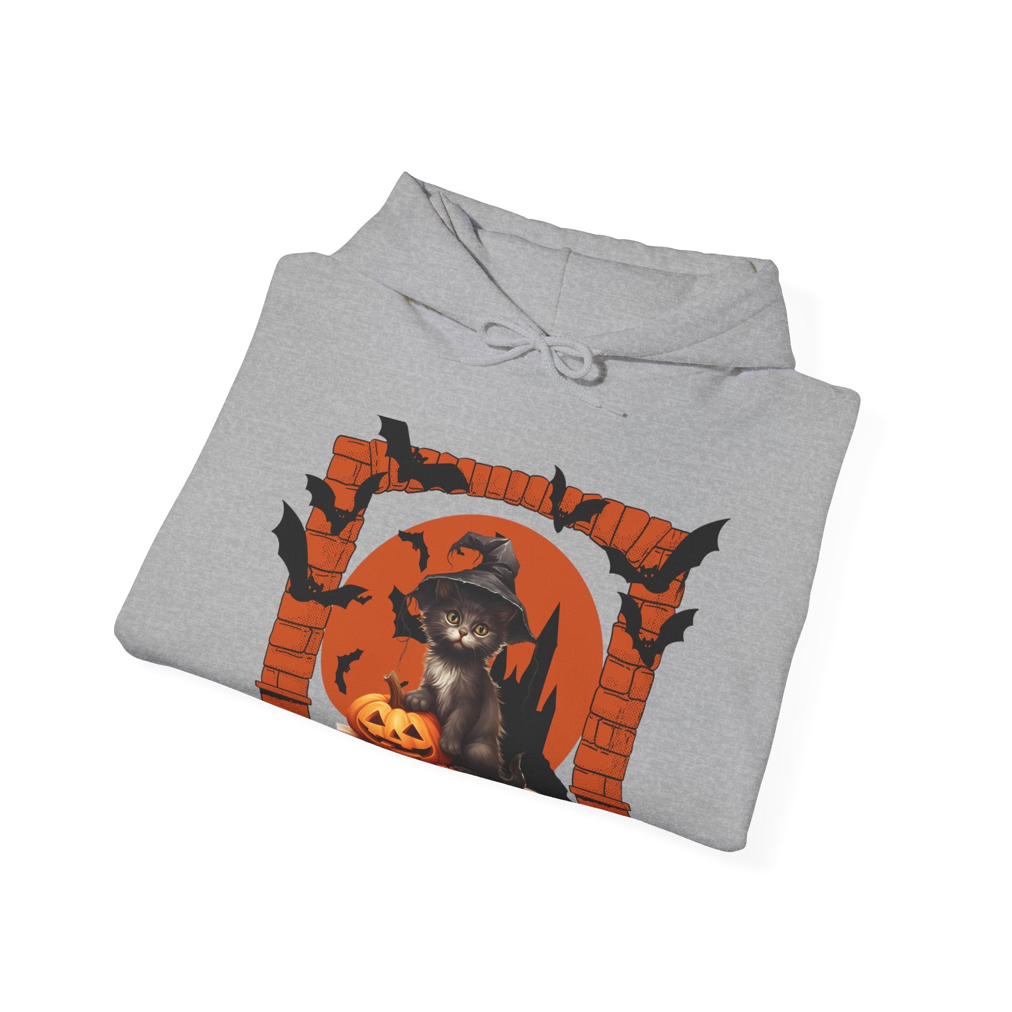 Halloween Spirit Unisex Hoodie, Cozy Fall Sweatshirt, Spooky Ghost Apparel, Pumpkin Costume, Witchy Outfit for Halloween