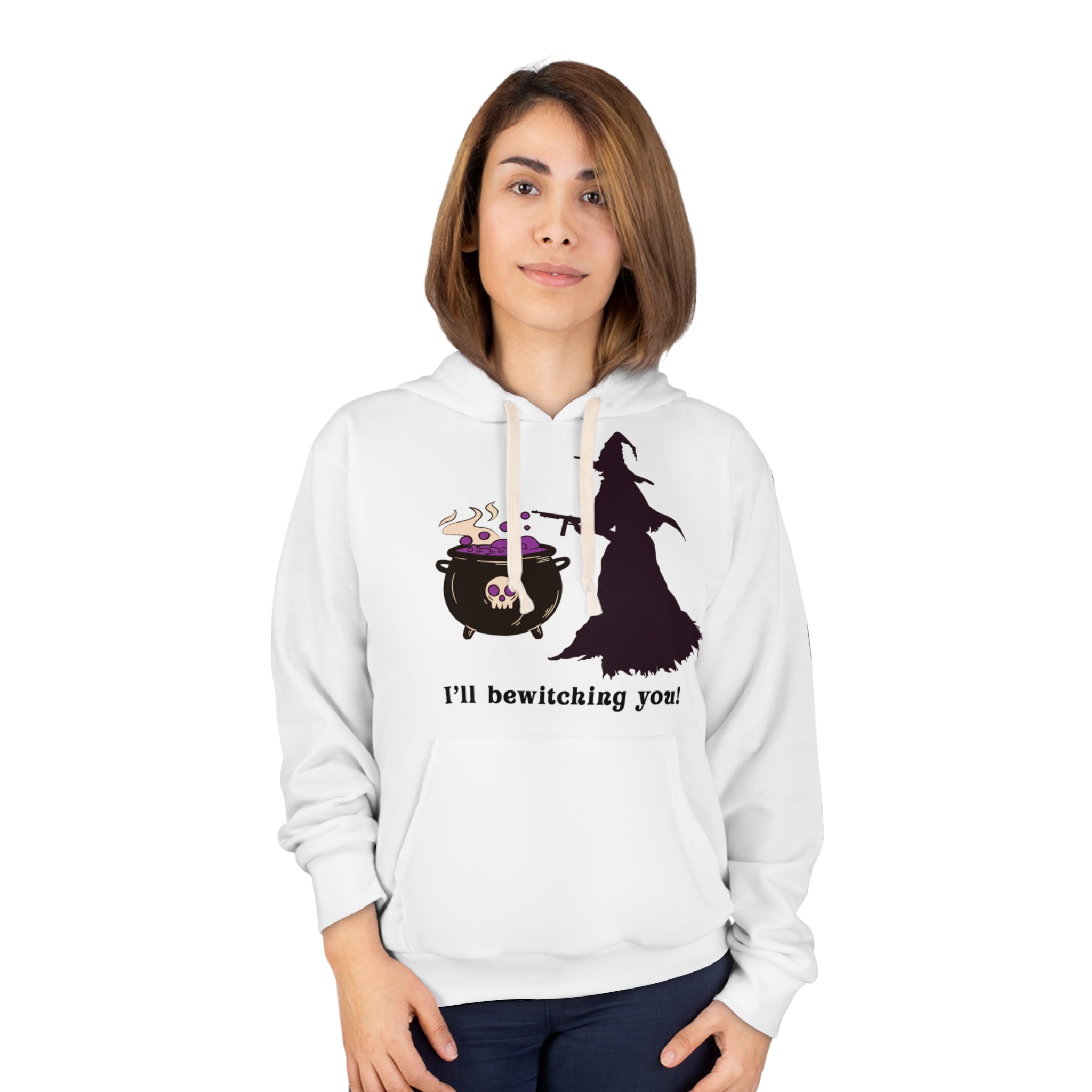 Witchy Halloween Hoodie, Witchy Pullover, Spooky Hooded Sweatshirt, Halloween Costume, Fall Fashion Unisex Hoodie