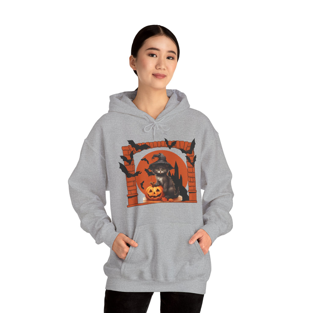 Halloween Spirit Unisex Hoodie, Cozy Fall Sweatshirt, Spooky Ghost Apparel, Pumpkin Costume, Witchy Outfit for Halloween