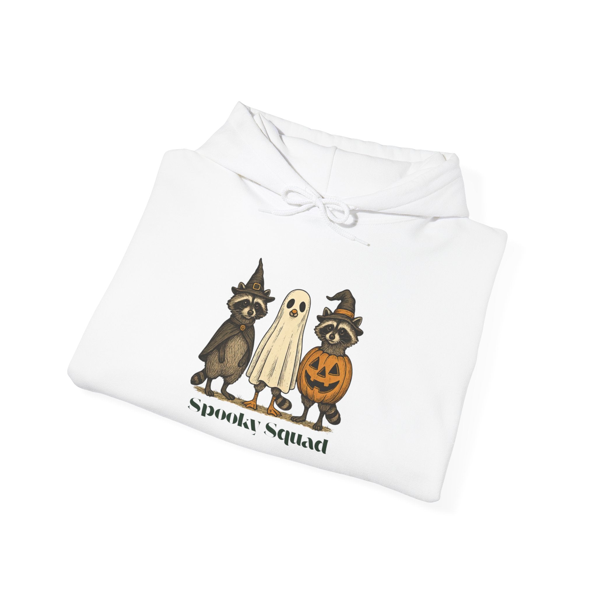 Halloween-Themed Unisex Hoodie, Spooky Squad Sweatshirt, Cozy Fall Apparel, Trick or Treat Outfit, Perfect for Halloween Parties, [...]