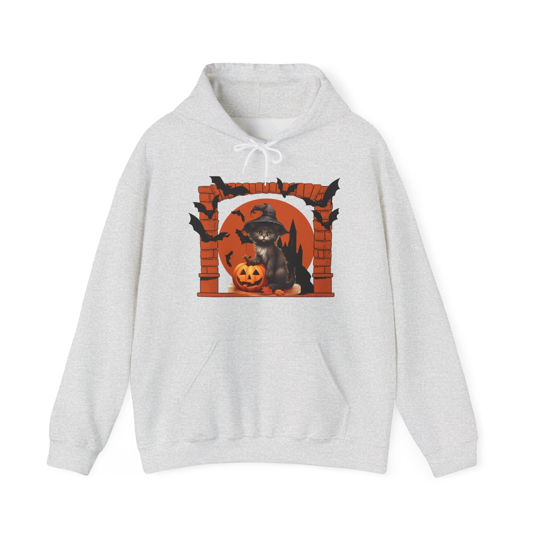 Halloween Spirit Unisex Hoodie, Cozy Fall Sweatshirt, Spooky Ghost Apparel, Pumpkin Costume, Witchy Outfit for Halloween