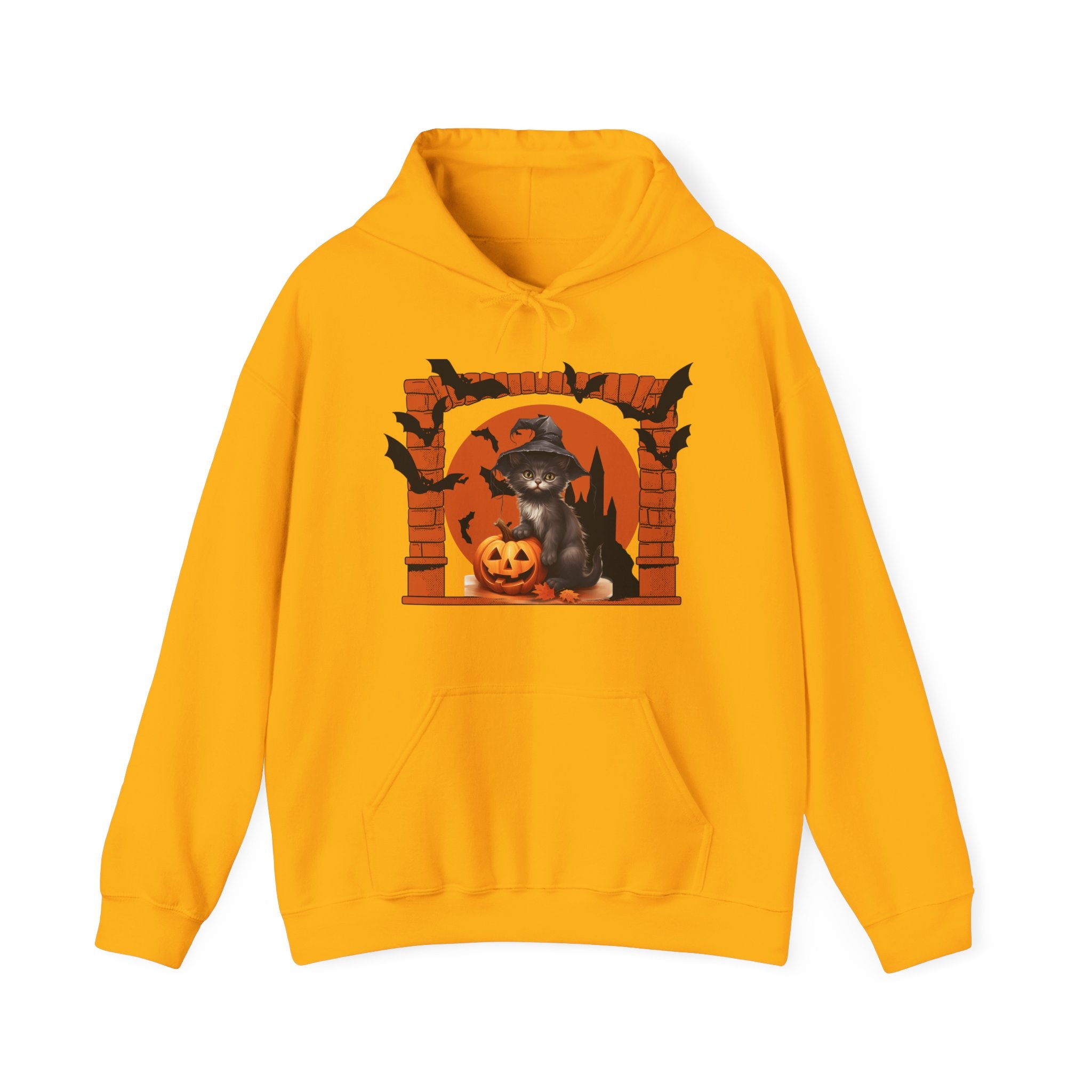 Halloween Spirit Unisex Hoodie, Cozy Fall Sweatshirt, Spooky Ghost Apparel, Pumpkin Costume, Witchy Outfit for Halloween