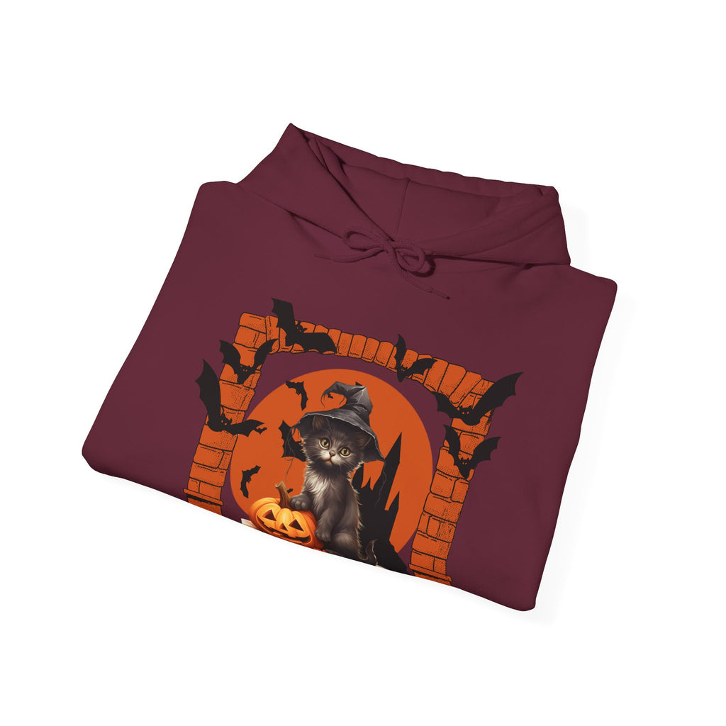Halloween Spirit Unisex Hoodie, Cozy Fall Sweatshirt, Spooky Ghost Apparel, Pumpkin Costume, Witchy Outfit for Halloween