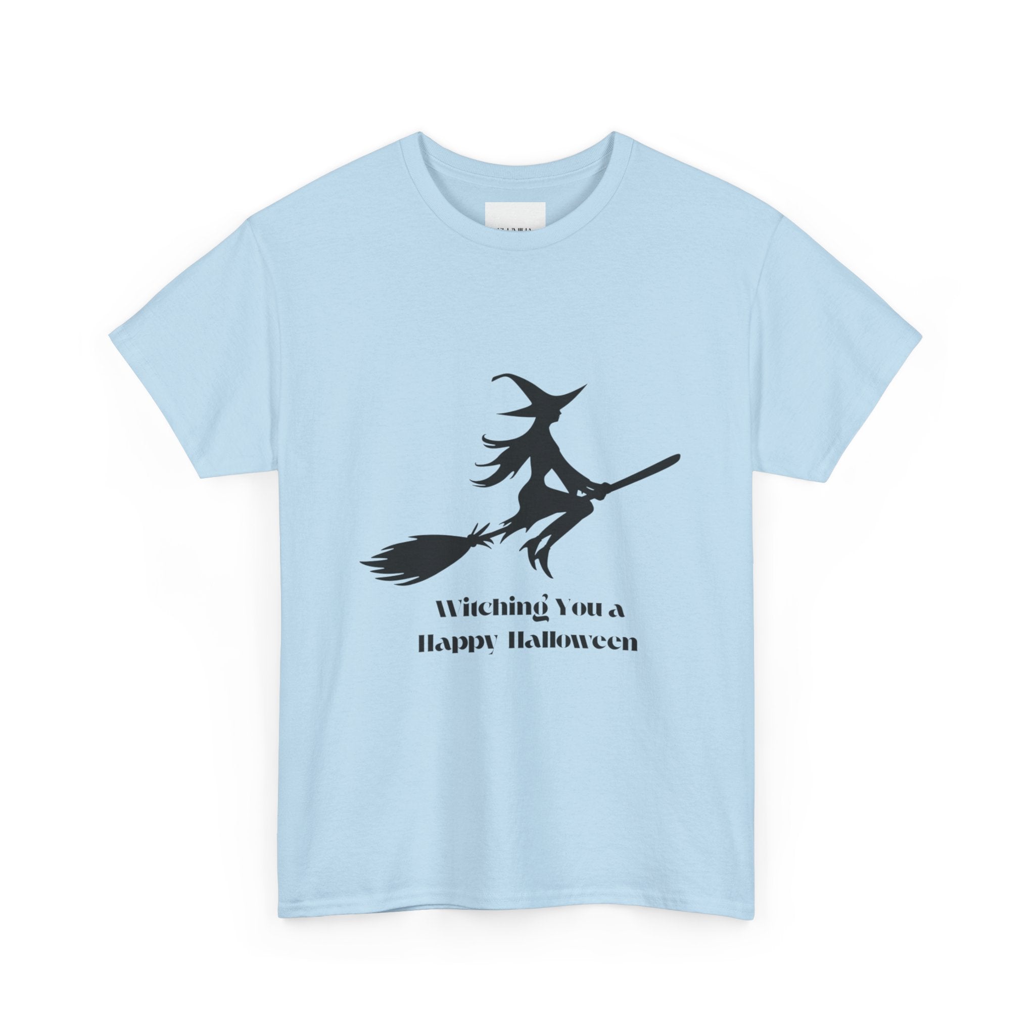 Witch Tee Shirt, Halloween Unisex Heavy Cotton T-Shirt, Witches Shirt, Spooky Halloween Tee, Witch Graphic Shirt, Halloween Party Top