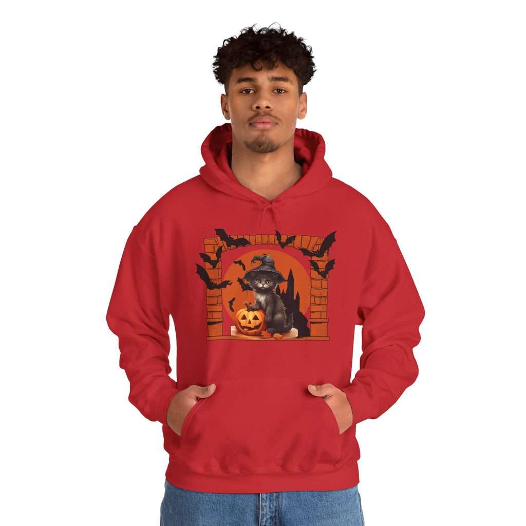 Halloween Spirit Unisex Hoodie, Cozy Fall Sweatshirt, Spooky Ghost Apparel, Pumpkin Costume, Witchy Outfit for Halloween
