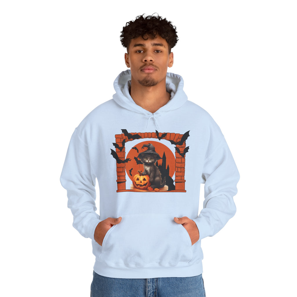 Halloween Spirit Unisex Hoodie, Cozy Fall Sweatshirt, Spooky Ghost Apparel, Pumpkin Costume, Witchy Outfit for Halloween