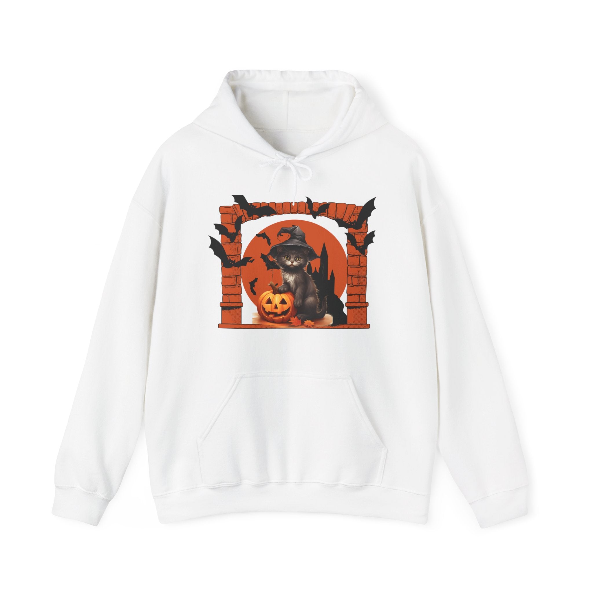 Halloween Spirit Unisex Hoodie, Cozy Fall Sweatshirt, Spooky Ghost Apparel, Pumpkin Costume, Witchy Outfit for Halloween
