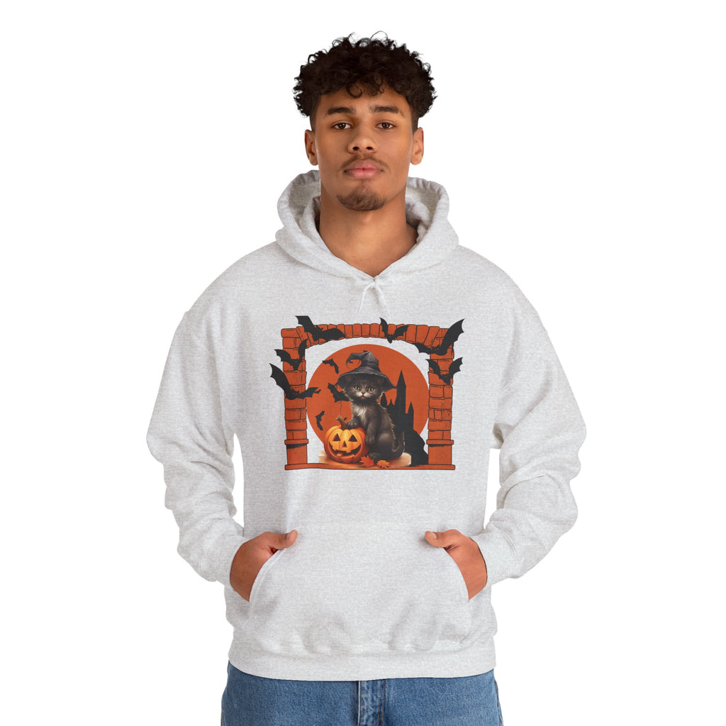 Halloween Spirit Unisex Hoodie, Cozy Fall Sweatshirt, Spooky Ghost Apparel, Pumpkin Costume, Witchy Outfit for Halloween