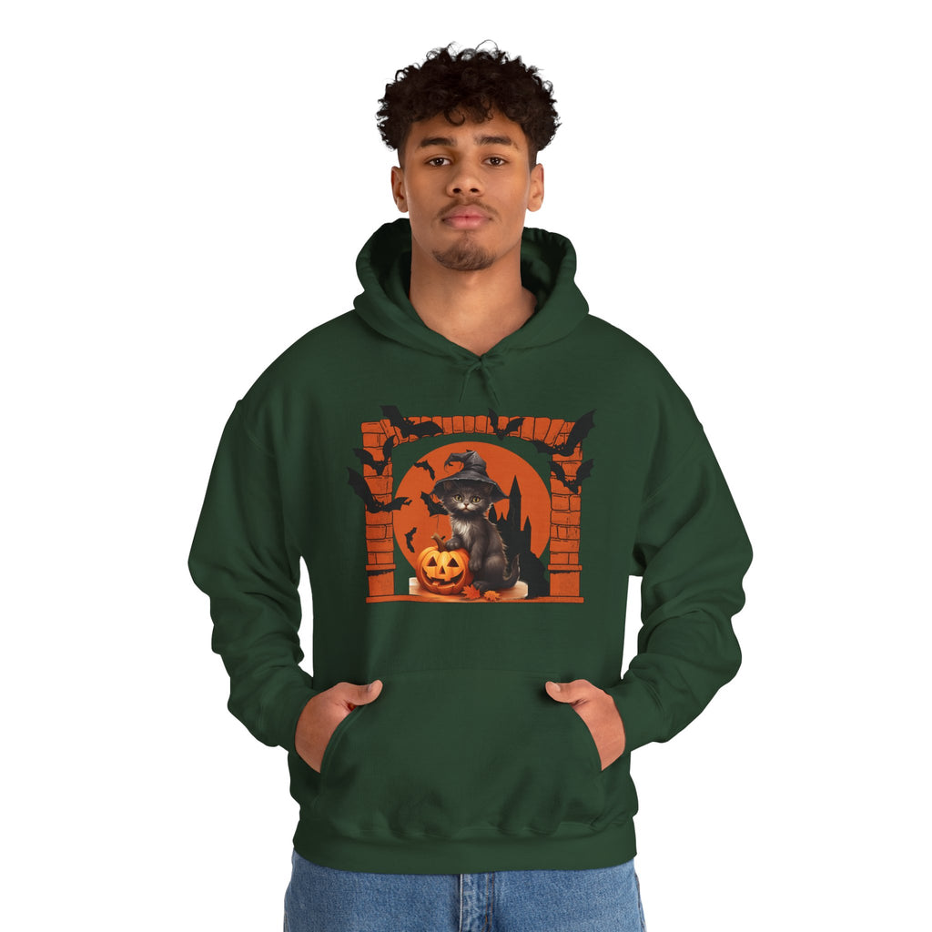 Halloween Spirit Unisex Hoodie, Cozy Fall Sweatshirt, Spooky Ghost Apparel, Pumpkin Costume, Witchy Outfit for Halloween