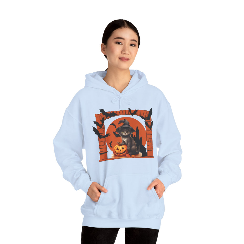 Halloween Spirit Unisex Hoodie, Cozy Fall Sweatshirt, Spooky Ghost Apparel, Pumpkin Costume, Witchy Outfit for Halloween