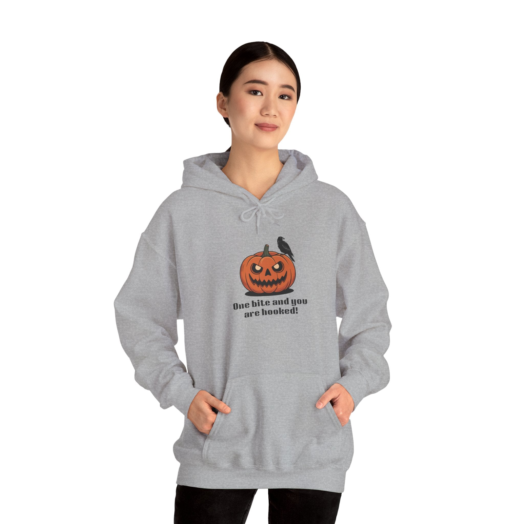 Halloween Pumpkin Hoodie, Unisex Sweatshirt, Fall Fashion, Cozy Halloween Gift, Spooky Apparel, Unique October Style
