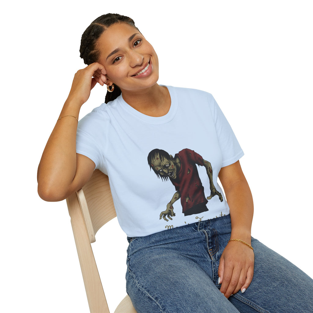 Zombie Mom's Favorite T-Shirt, Unisex Graphic Tee, Halloween Costume, Horror Fan Apparel, Scary Gift, Trendy Softstyle Shirt