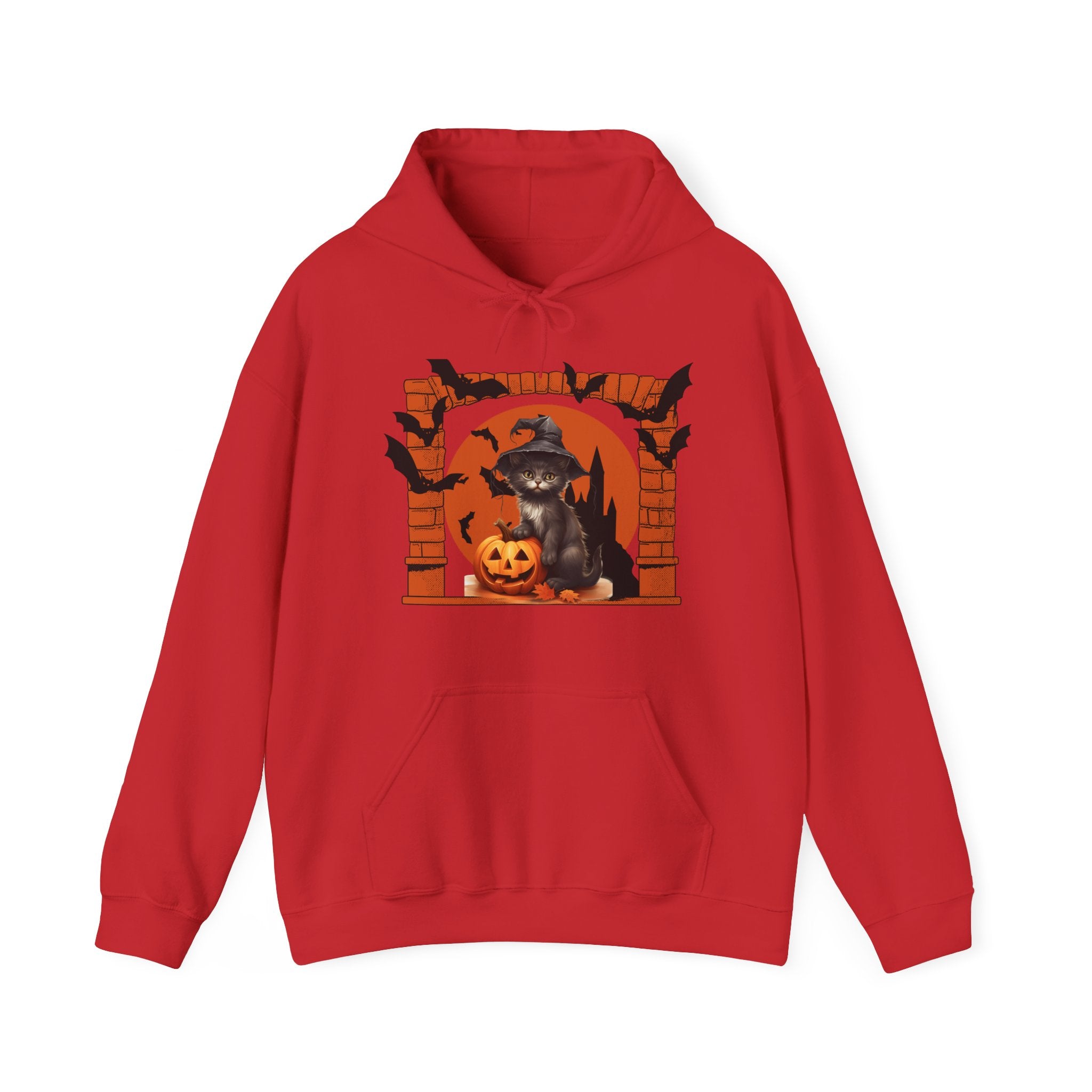 Halloween Spirit Unisex Hoodie, Cozy Fall Sweatshirt, Spooky Ghost Apparel, Pumpkin Costume, Witchy Outfit for Halloween