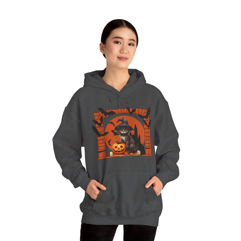 Halloween Spirit Unisex Hoodie, Cozy Fall Sweatshirt, Spooky Ghost Apparel, Pumpkin Costume, Witchy Outfit for Halloween