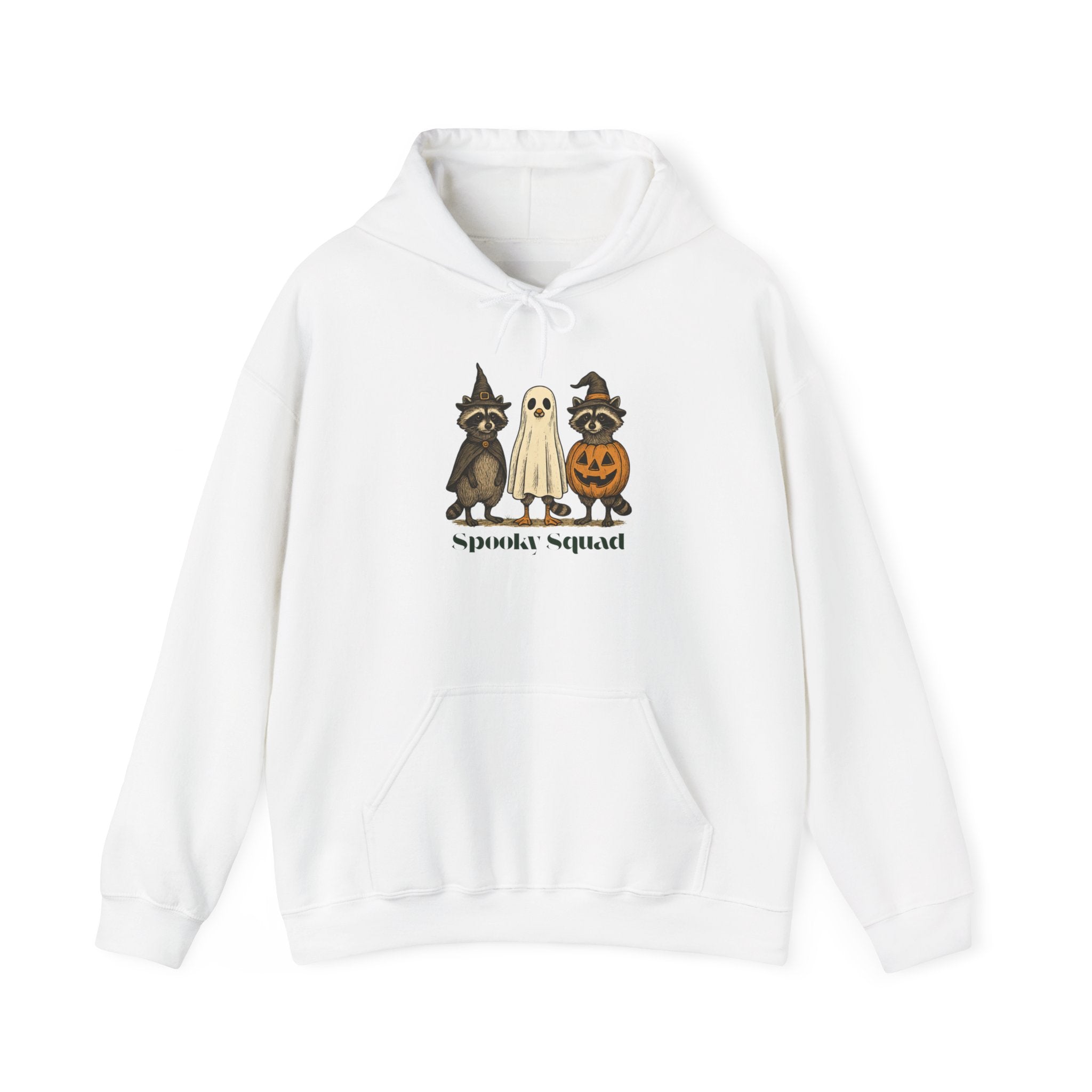 Halloween-Themed Unisex Hoodie, Spooky Squad Sweatshirt, Cozy Fall Apparel, Trick or Treat Outfit, Perfect for Halloween Parties, [...]