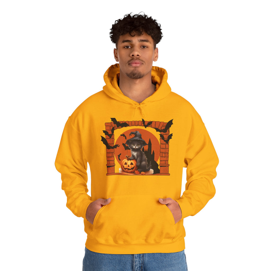 Halloween Spirit Unisex Hoodie, Cozy Fall Sweatshirt, Spooky Ghost Apparel, Pumpkin Costume, Witchy Outfit for Halloween