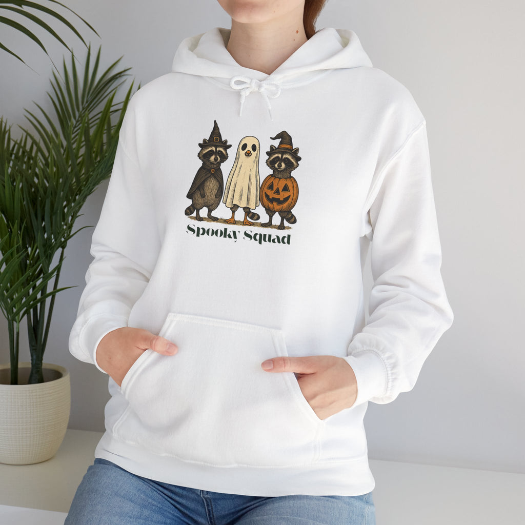 Halloween-Themed Unisex Hoodie, Spooky Squad Sweatshirt, Cozy Fall Apparel, Trick or Treat Outfit, Perfect for Halloween Parties, [...]